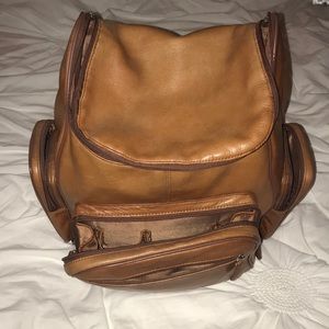 Osgoode Marley brown leather backpack